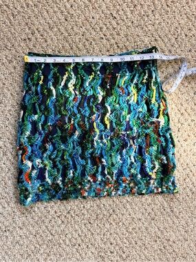 rag & bone Multicolor Crochet Mini Skirt | Size Small